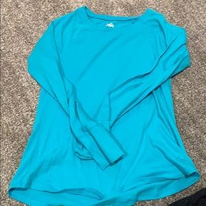 justice blue long sleeve shirt